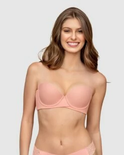 Soutien-gorge Sans Bretelles à Double Rembourrage Qui Augmente La Poitrine De Deux Tailles De Bonnet -LEONISA Soldes 011843 317 1200X1500 ultima 1