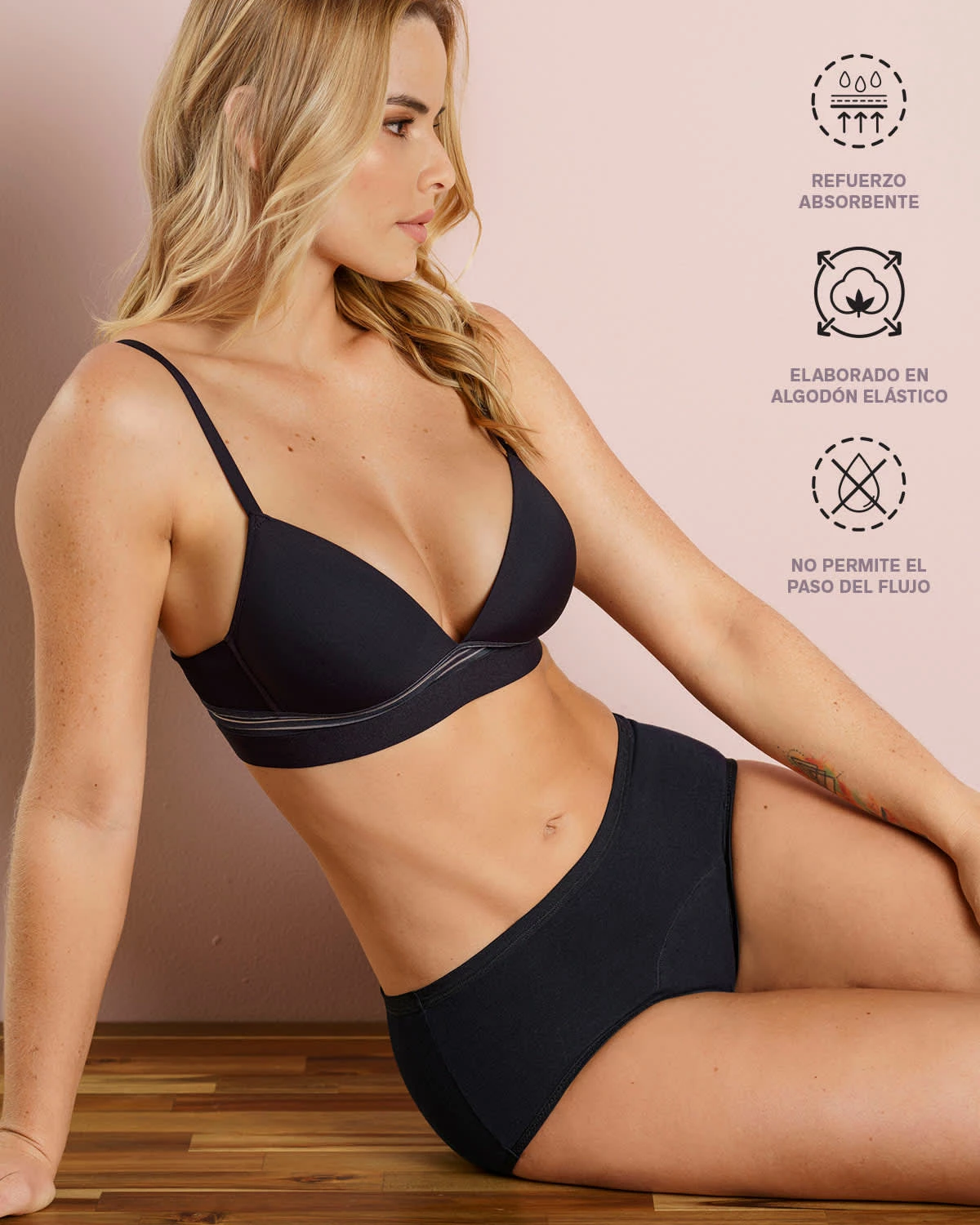 Culotte Classique à Soufflet Arrière Pour Règles Et Incontinence Tenue 24 Heures 9 Culotte Classique à Soufflet Arrière Pour Règles Et Incontinence Tenue 24 Heures – Image 7