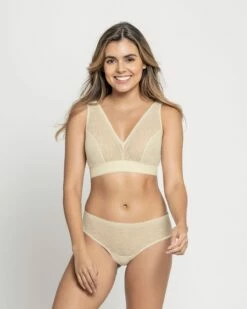 Bralette Tulle Haute Couvrance Avec Touche Sexy -LEONISA Soldes 091045 253 1200x1500 2022 UPD 3