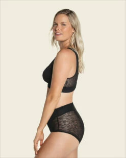 Bralette Tulle Haute Couvrance Avec Touche Sexy -LEONISA Soldes 091045 700 1200x1500 2023 4