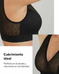 Bralette Tulle Haute Couvrance Avec Touche Sexy -LEONISA Soldes 091045 700 1200x1500 lang es 5