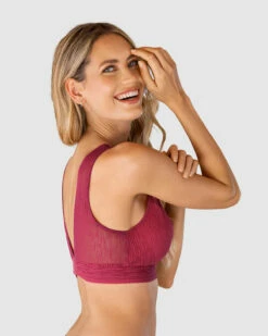 Bralette Tulle Haute Couvrance Avec Touche Sexy -LEONISA Soldes 091045 A80 1200X1500 2