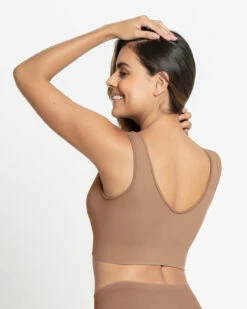 Top Sans Coutures Avec Bonnets Amovibles Sans Coutures -LEONISA Soldes 091066 857 1200X1500 2