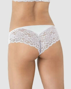 Short Brésilien En Dentelle Et Tissu Uni -LEONISA Soldes 092004 000 1200X1500 1