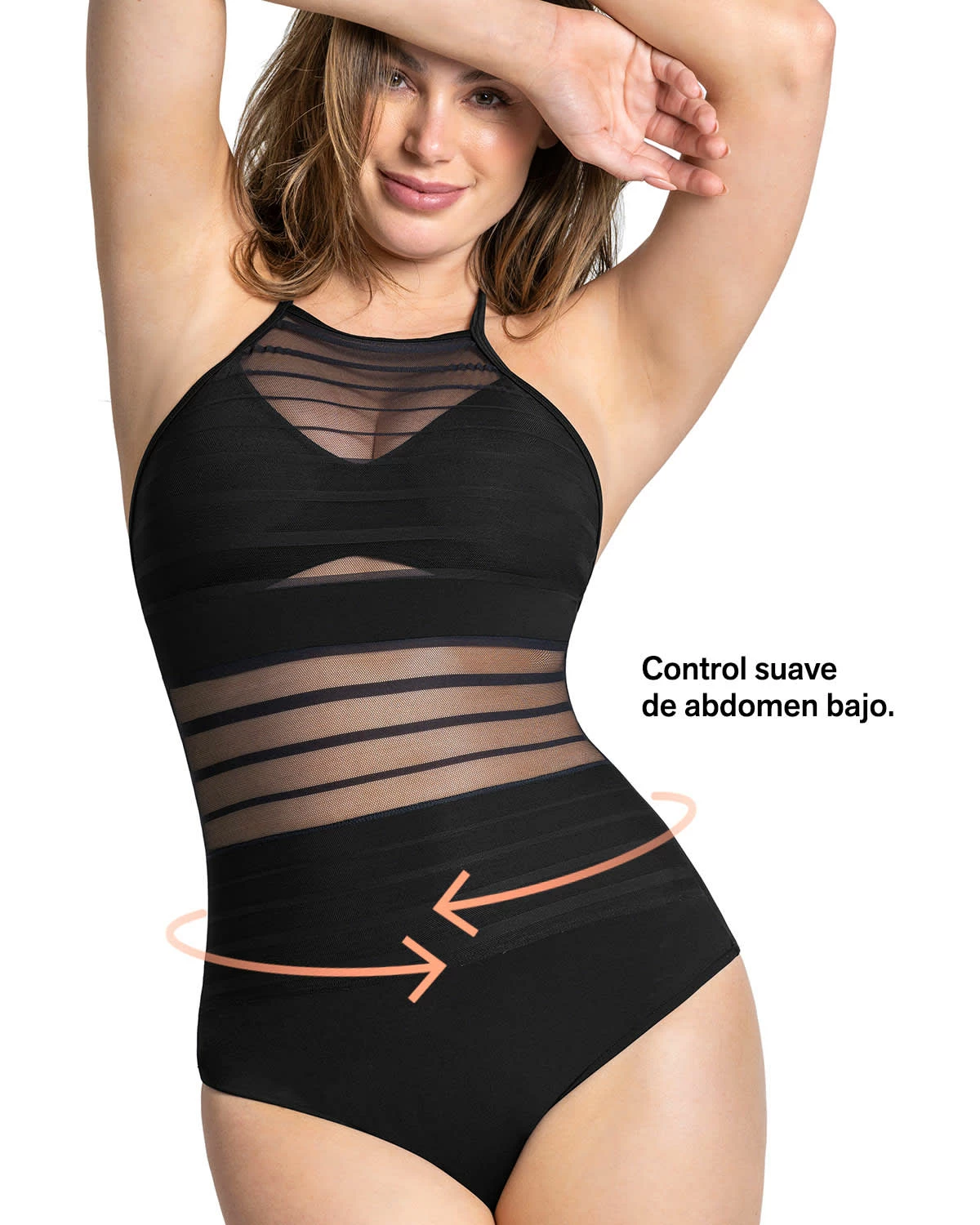Maillot De Bain Une Pièce Avec Maintien Doux Et Transparences Sur Le Décolleté Et Le Ventre 11 Maillot De Bain Une Pièce Avec Maintien Doux Et Transparences Sur Le Décolleté Et Le Ventre – Image 9