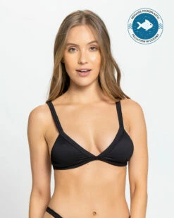 Haut De Bikini Côtelé Sans Armatures Internes