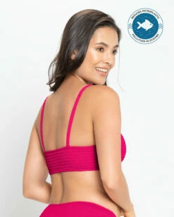 Haut En Nid D'abeille En Nylon Recyclé -LEONISA Soldes 192117N 338 1200X1500 tg 2