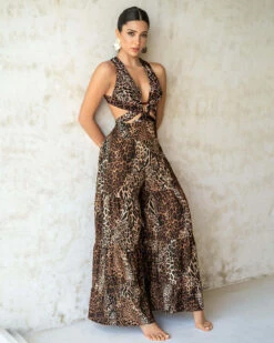 Pantalon De Plage Avec Taille Smockée En Nid D'abeille -LEONISA Soldes 193480 897 1200X1500 4