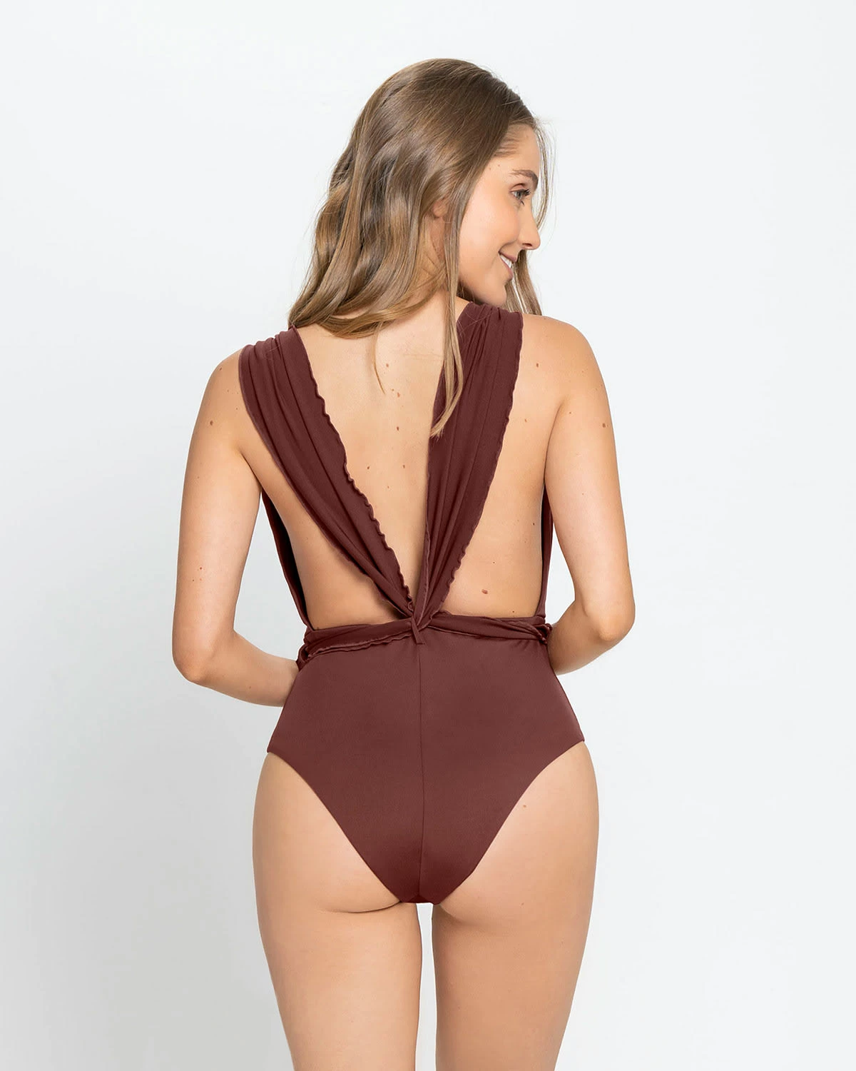 Maillot De Bain écologique Avec Liens à Nouer Multifonctions 4 Maillot De Bain écologique Avec Liens à Nouer Multifonctions – Image 2