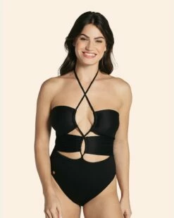 Maillot De Bain Avec Bretelles Multi-usages Et Contrôle Doux Du Ventre