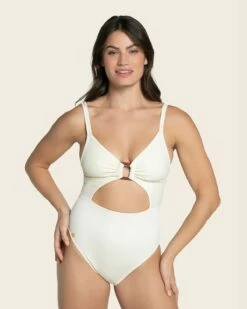 Maillot De Bain Une Pièce Avec Bretelles Et Dos Réglables