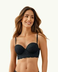 Soutien-gorge Balconnet En Dentelle Avec Push Up Intégré